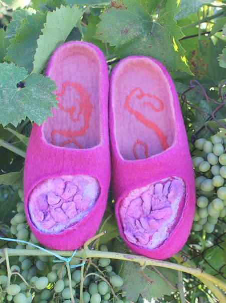 Тапочки с объемным эффектом. Мои работы