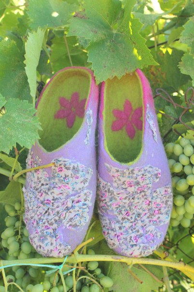 Еще тапочки. Мои работы