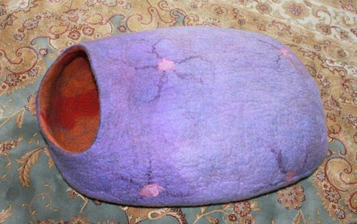 домик для кота (валяние из шерсти). Мои работы