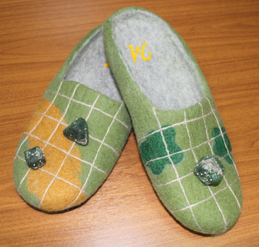 тапочки 'Мастер подземелья'. Мои работы