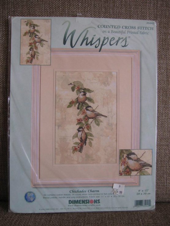 35045 Chickadee Charm. Dimensions