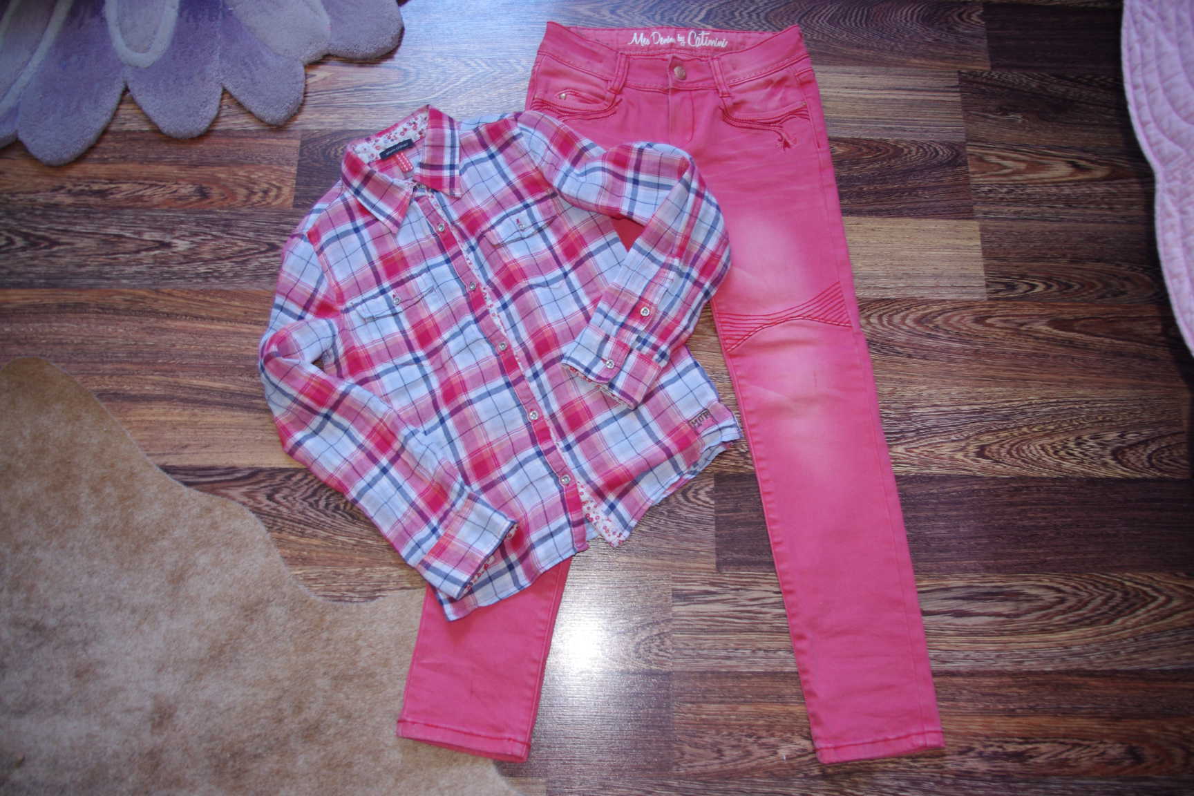 рубашка марко поло+джинсы катимини-128-1200. ЗАБРАЛИ