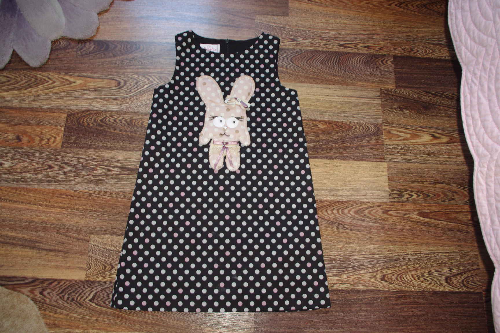 платье папильо с зайцем-128-600. ЗАБРАЛИ