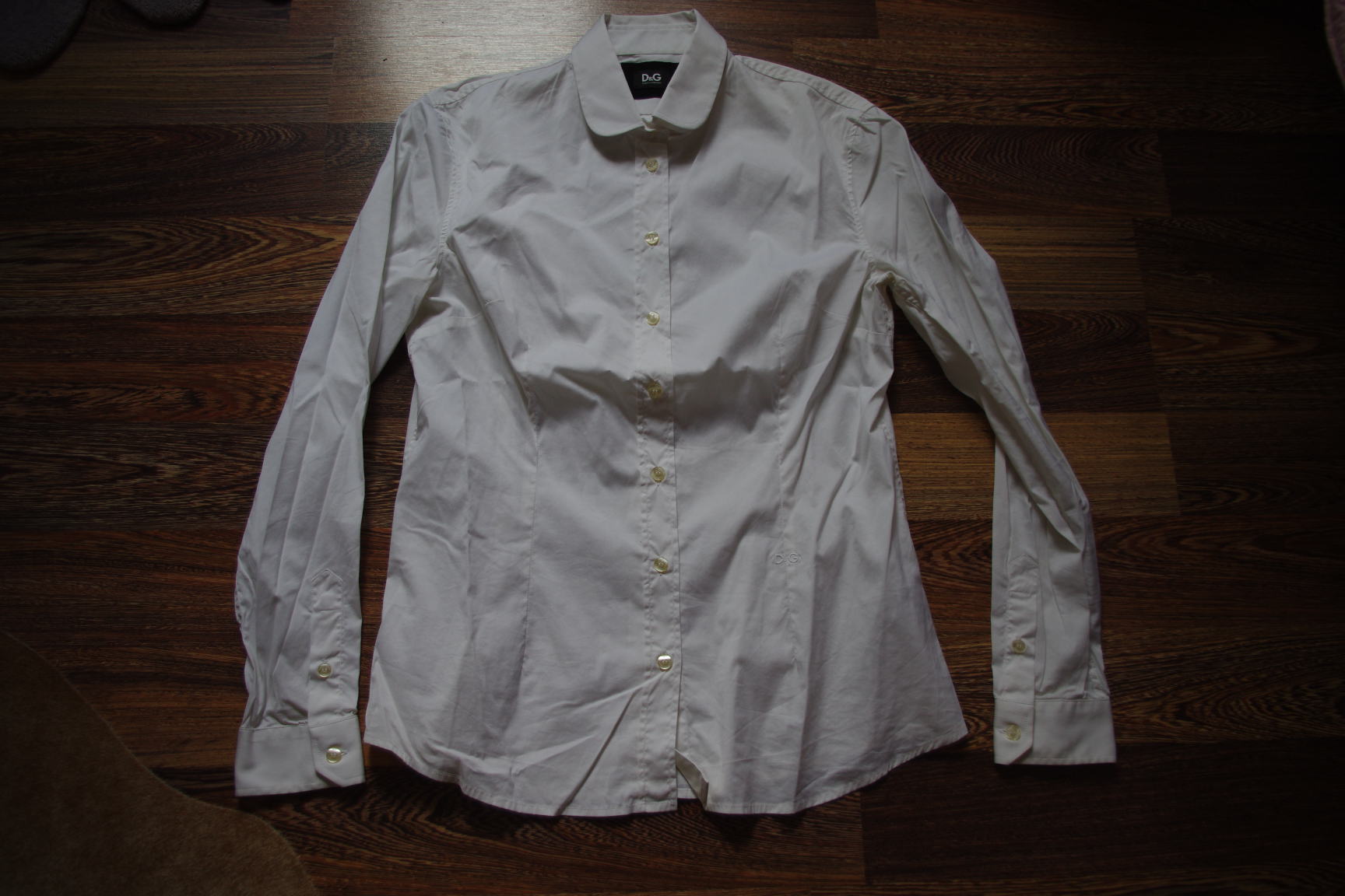 белоснежная рубашка D&G-росс 48-1500. ЗАБРАЛИ