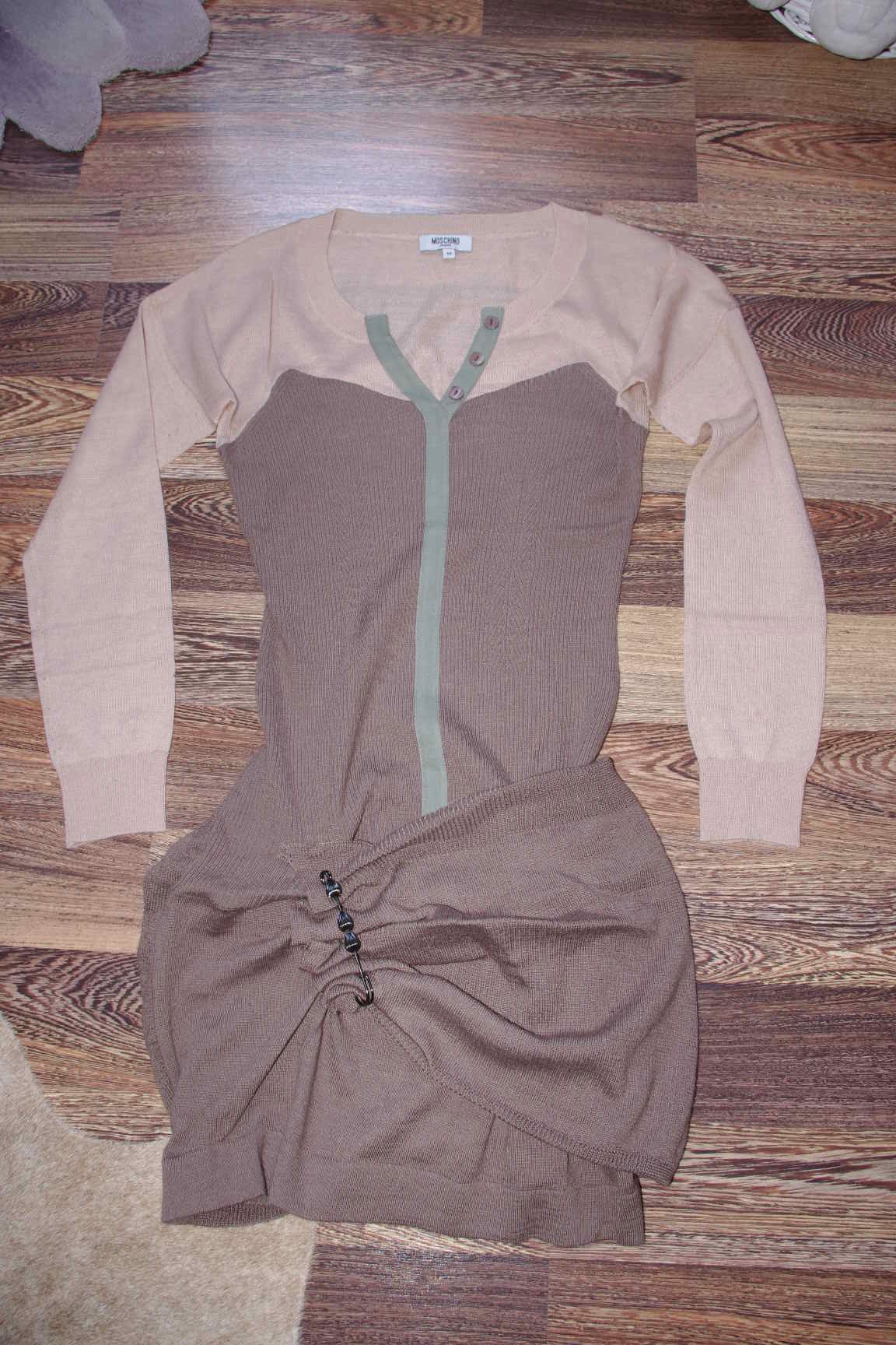 Москино Джинс шерстяное платье-М-1500. ЗАБРАЛИ