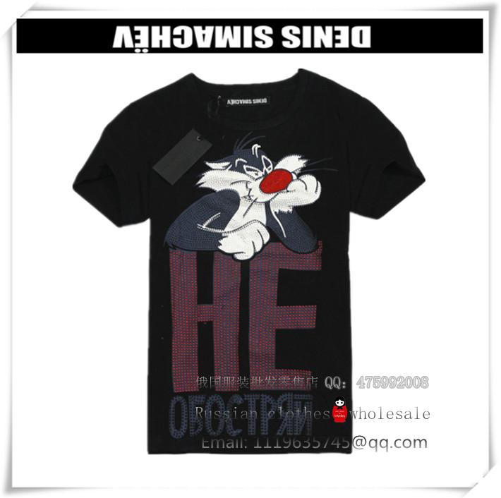 футболка мужская Симачев черная. Пристрой