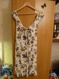 Льняной сарафан р.46-48 200р. Одежда женская