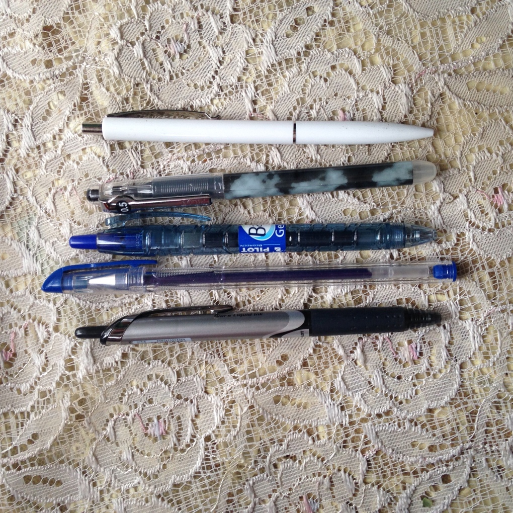 новые ручки. Канцтовары