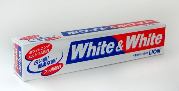 Зуб. паста WHITE&WHITE отбел. с кальцием 155руб. Зубные щетки и пасты для детей и взрослых