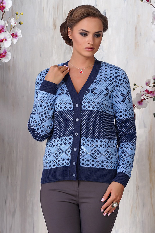 Жакет Д927. Сине-голубой. Lio*ra 