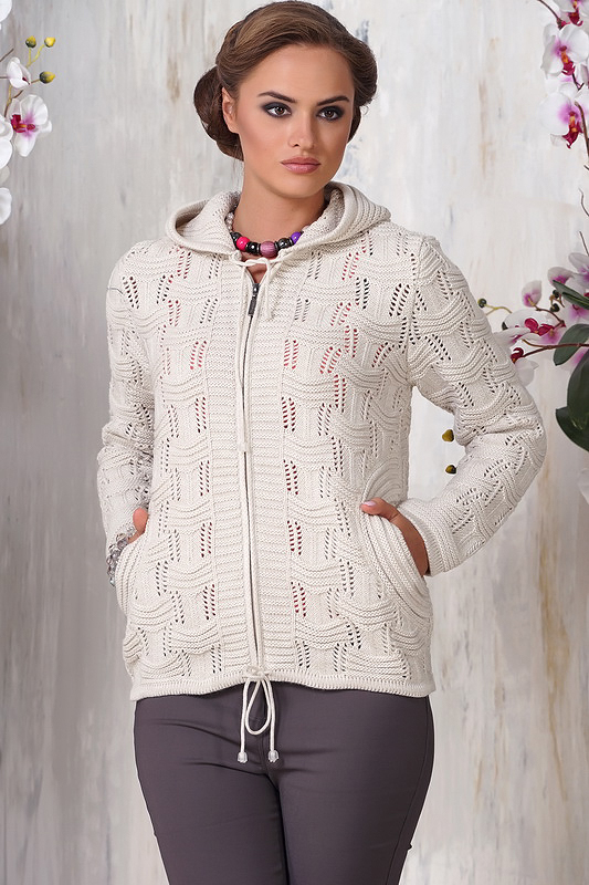 Куртка Д1035. Бежевый. Lio*ra 