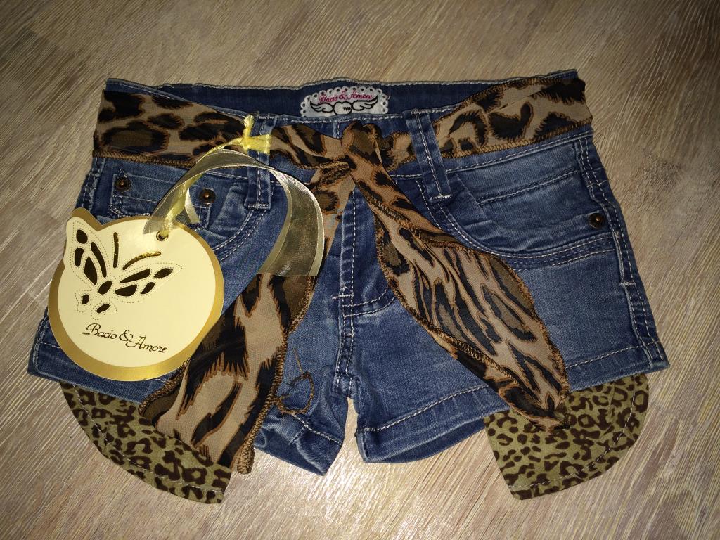 шорты Bacio & Amore, р-р 6 . Детская одежда НОВАЯ