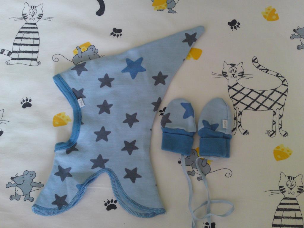 Шлем и варьки Joha (шерсть/хлопок) р.60+ - 150р.. Детское 0-1,5лет