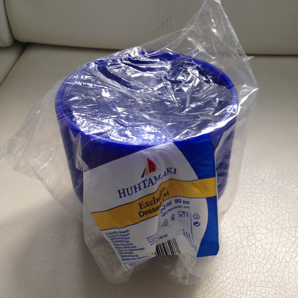 Миска синяя одноразового применения. Для кухни