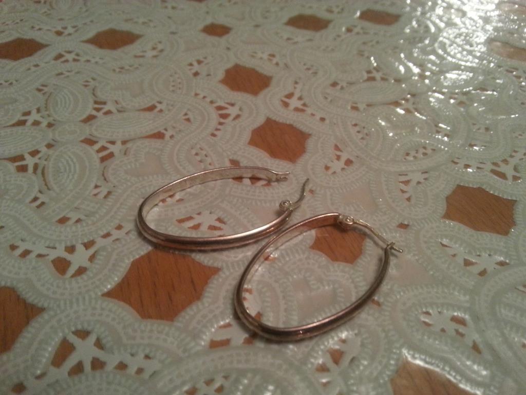 крупные серьги серебро 1200. Ювелирка