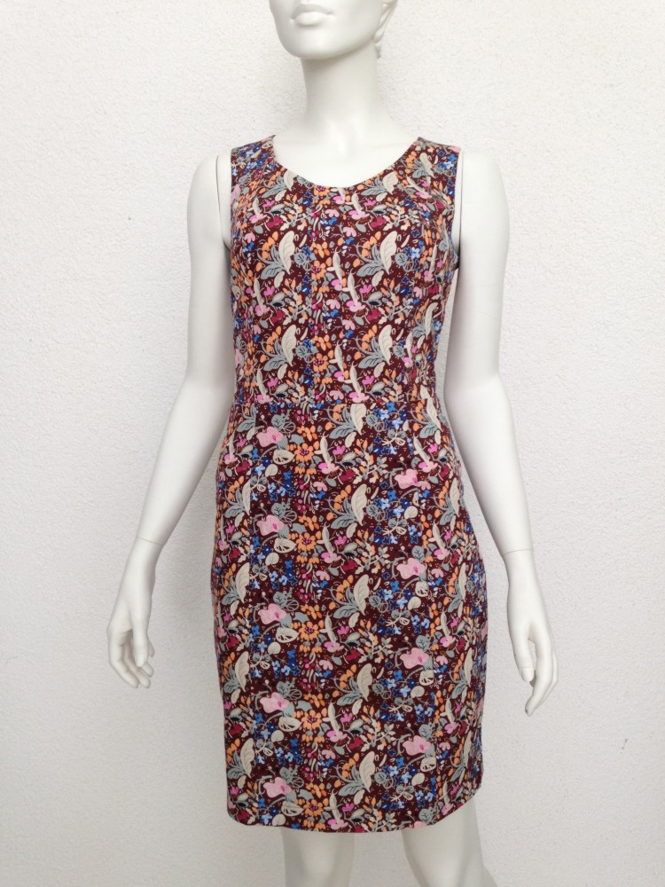 Пл. 17-014 хлопок тонкйи принт коричневый 1300р. НОВИНКИ ЛЕТО 2015! КАП*РИЗ!