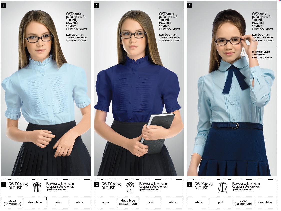 Школьная блузочка с жабо. Пристрой одежды