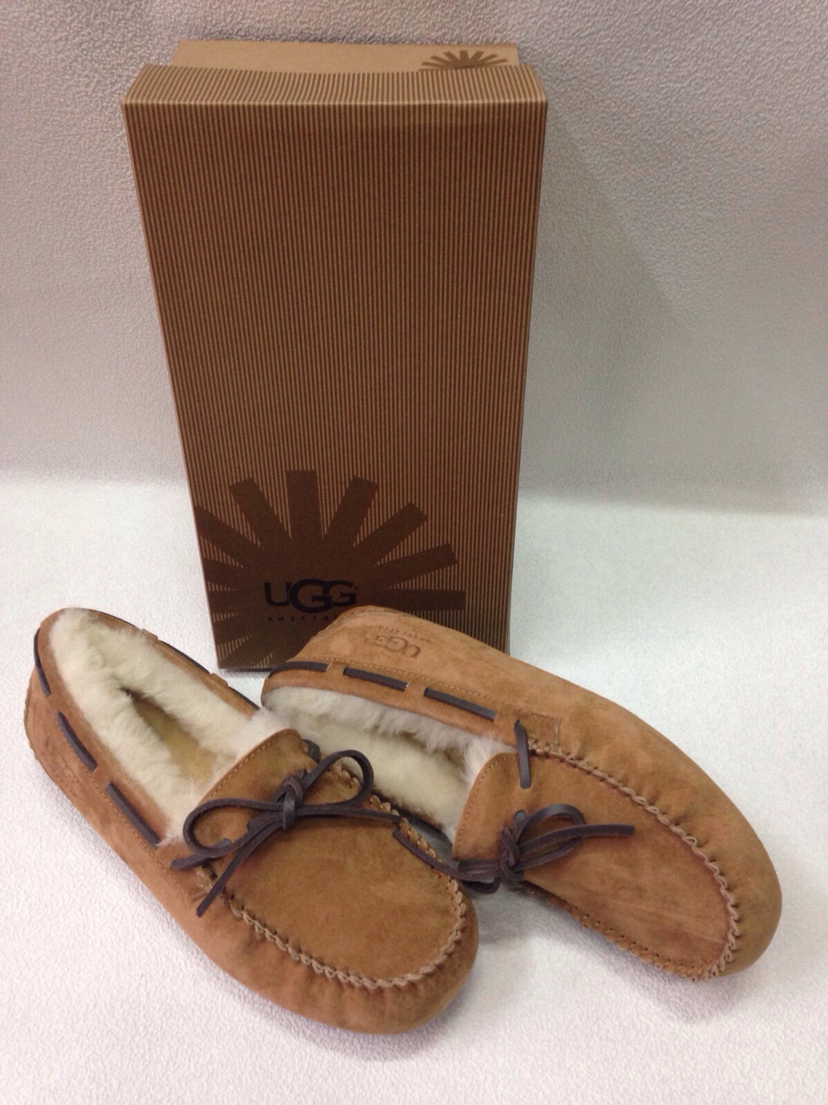 МАКАСЫ орех с бантиком. UGG сезон осень/зима 2015/2016