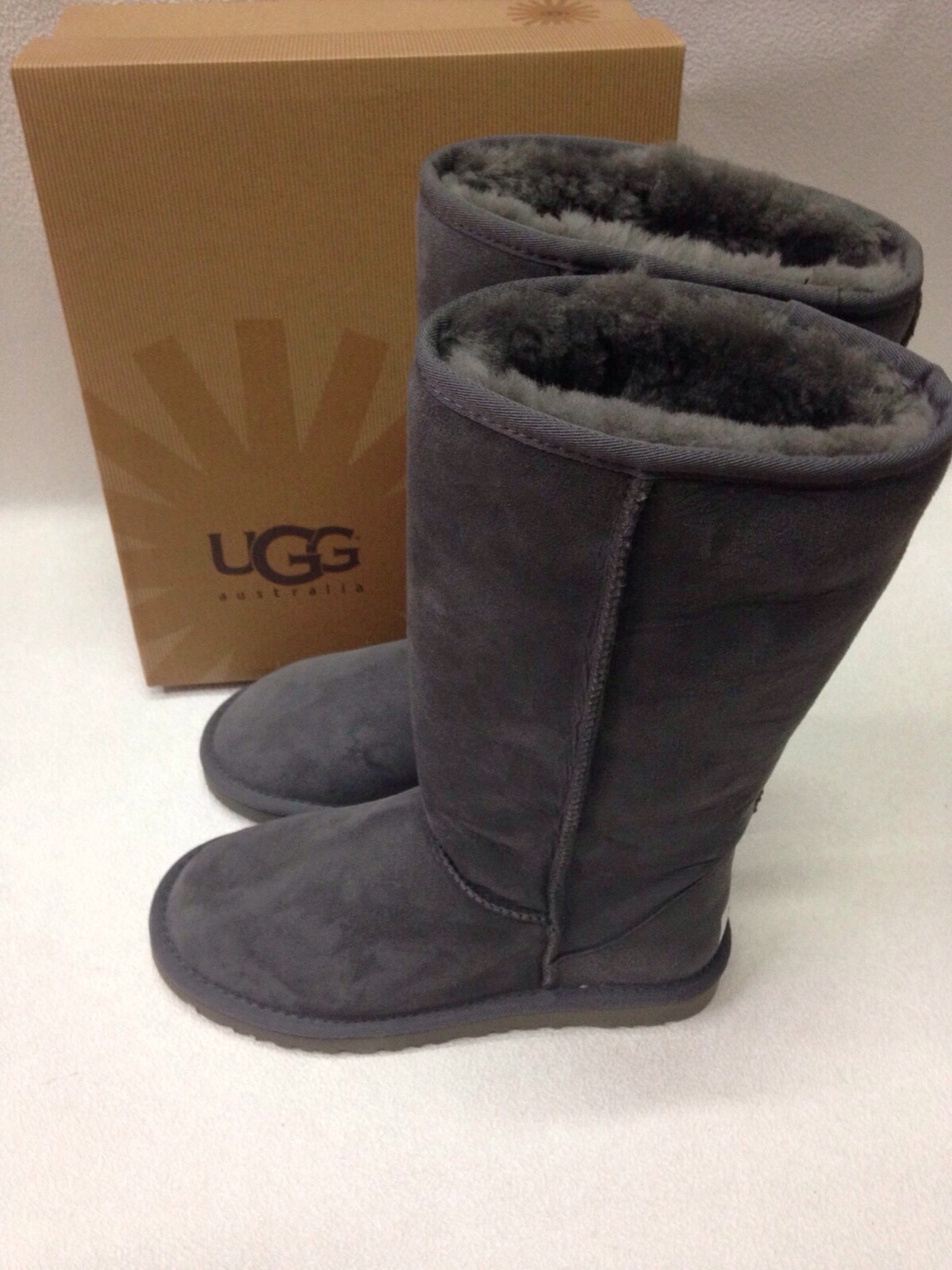 ВЫСОКИЕ-серые. UGG сезон осень/зима 2015/2016