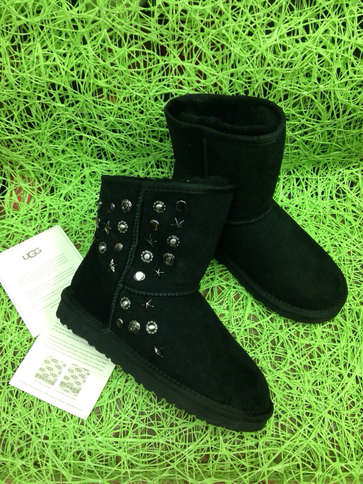 UGG & Jimmy Choo Starlit  черные. UGG сезон осень/зима 2015/2016