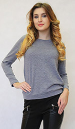 233218Е джемпер СЕРЫЙ. 