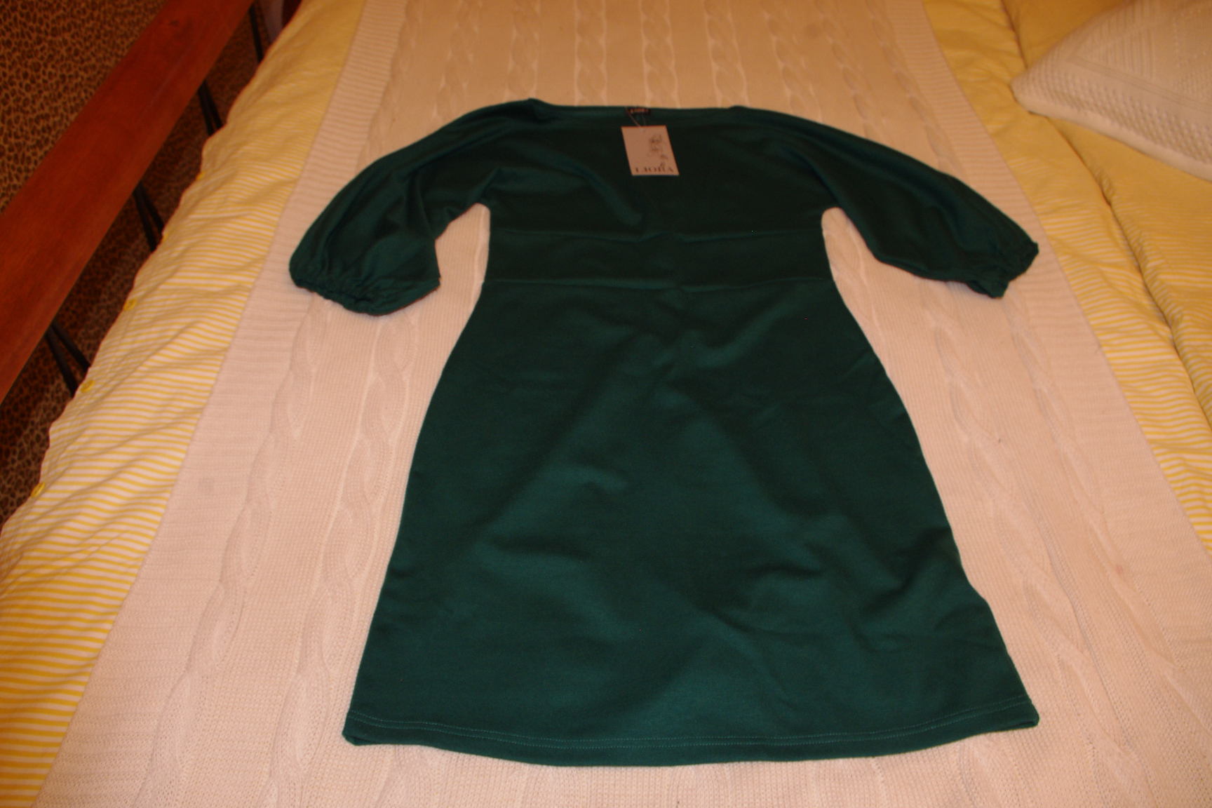 платье трикотажное джерси зеленое-48-1000. ЗАБРАЛИ