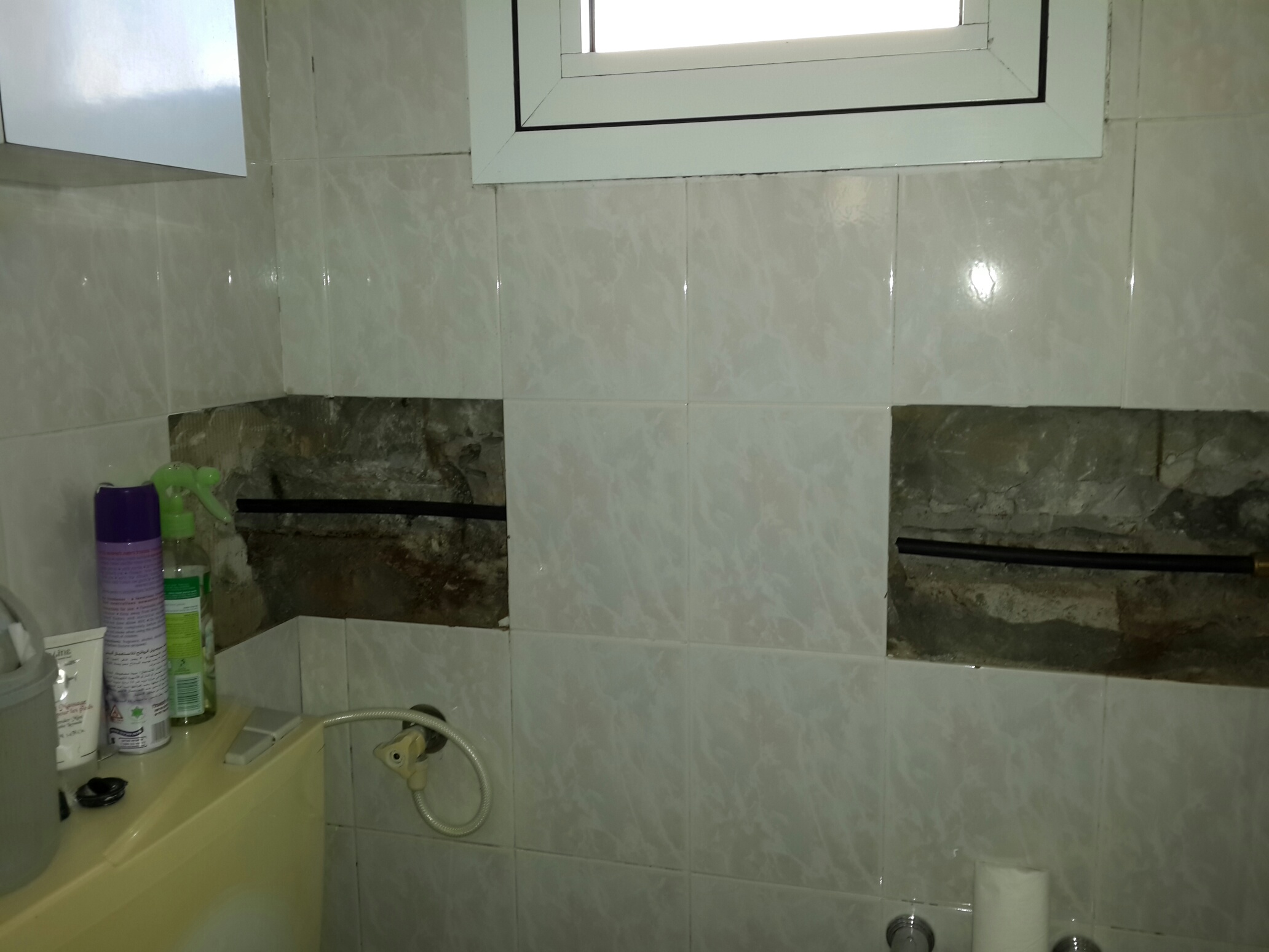 январь 2015. наш дом ремонт 2015 маленький душ в спальне