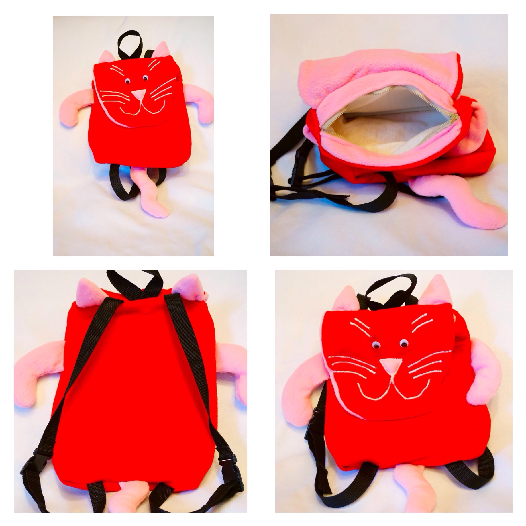 Рюкзак. Флис. . www.eseniya.me Подарки ручной работы. Продажа или обмен. 