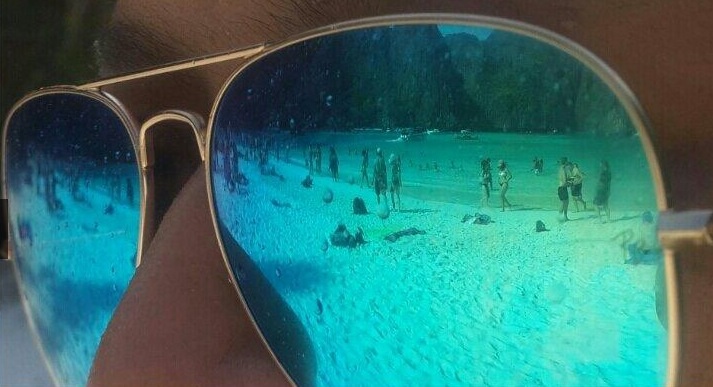 Майя бей, пхи-пхи, где снимался Пляж с Ди Каприо. Коллаж из путешествий