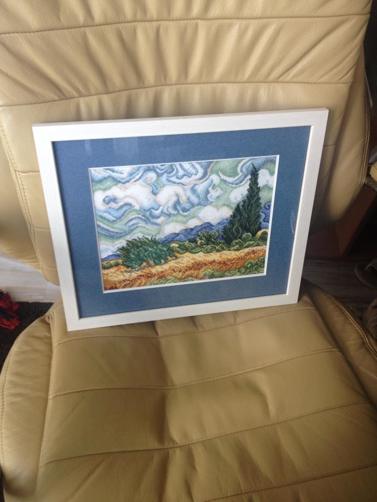 Мое любимое поле Ван Гога. Оформленные работы