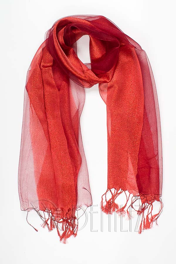 красный шёлковый шарф ЦЕНА 270Р.. ПРИСТРОЙ ШАРФИКОВ И ПАЛАНТИНОВ