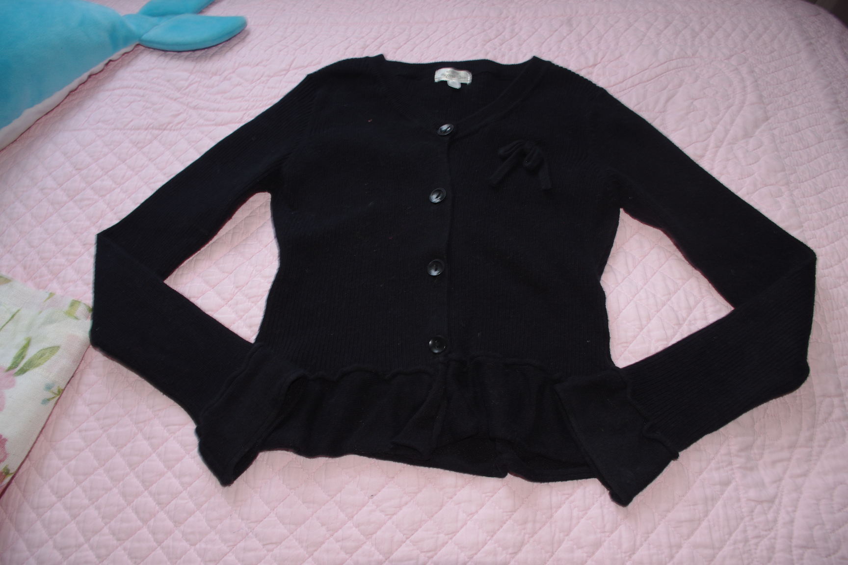 кардиганчик майораль черный-140-500. ЗАБРАЛИ
