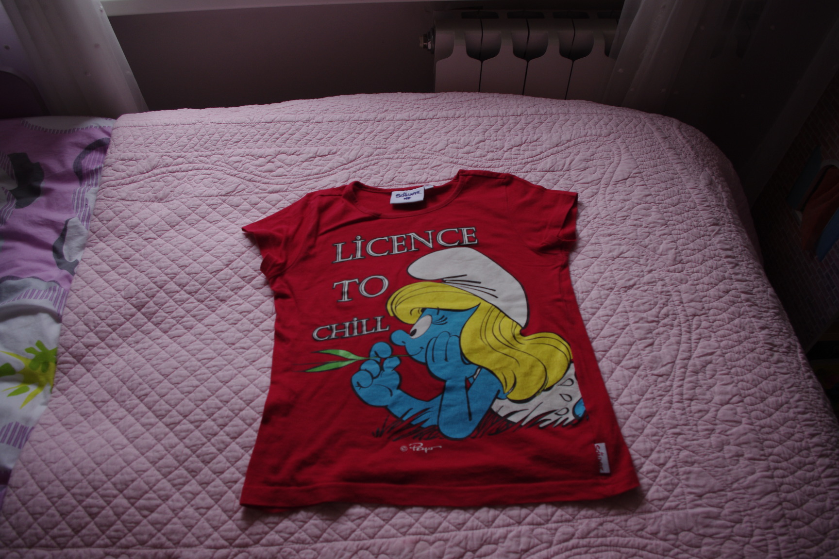 маечка смурфета-128-150. ЗАБРАЛИ