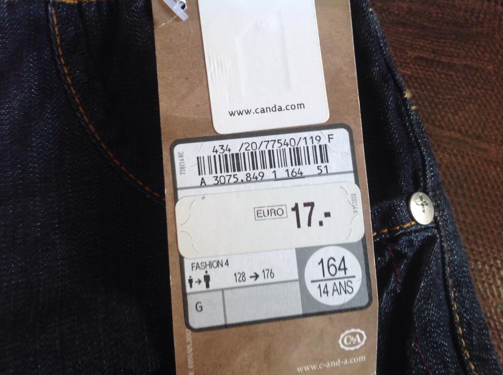 НОВЫЕ-легкая джинса- 164см-1,000 руб. ПРИСТРОЙ д/ мальчика