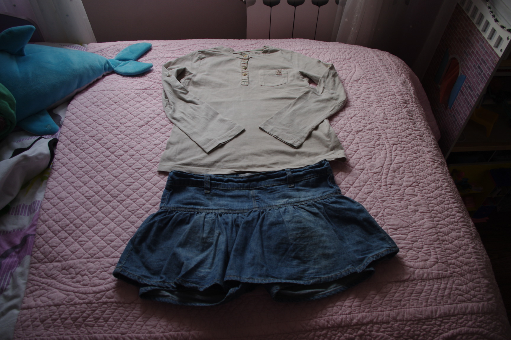 юбка шорты руба куори+кофточка майораль-122-400. ЗАБРАЛИ