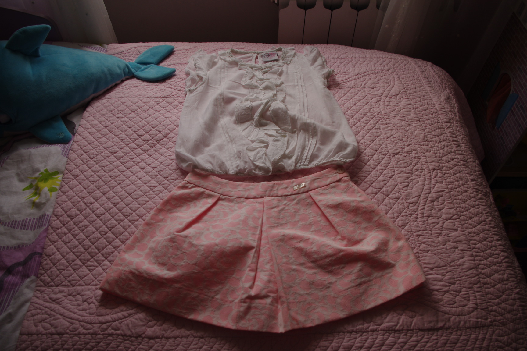 блузочка нежнейшая мим пи +юбочка майораль-128-450. ЗАБРАЛИ