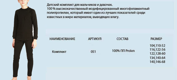 Термобелье