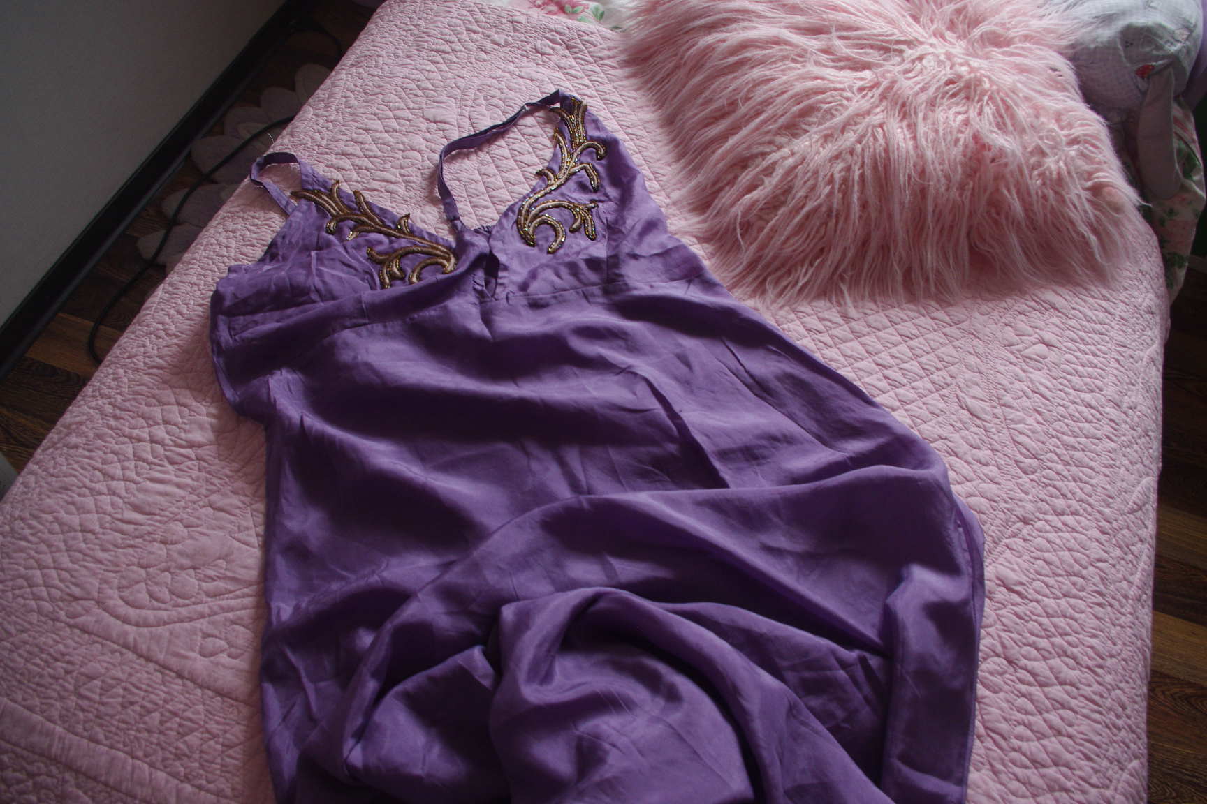 шелковое 100% платье франция в пол-м/л-600. ЗАБРАЛИ