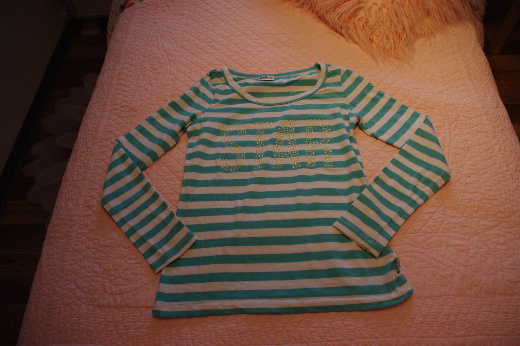 Гуливер тельняшка гламурная-146-350. ЗАБРАЛИ