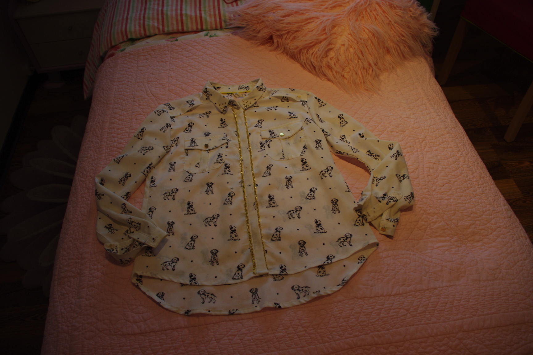 классная с собачками блузочка майораль-140-400. ЗАБРАЛИ