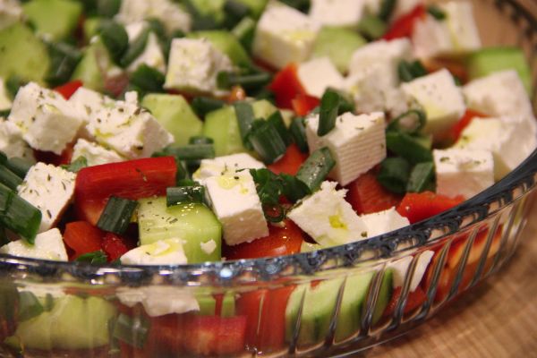 Шопский салат. Моя еда