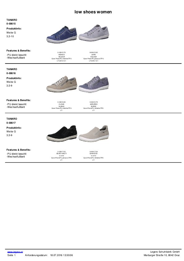 Legero лето 2017