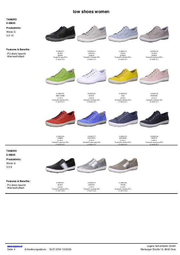 Legero лето 2017