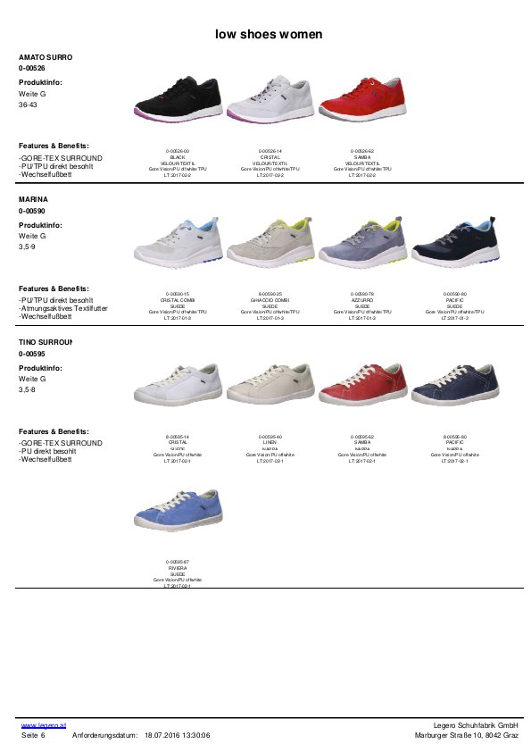 Legero лето 2017