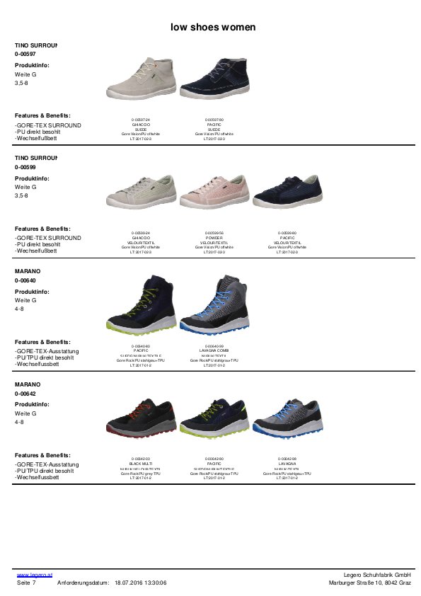 Legero лето 2017