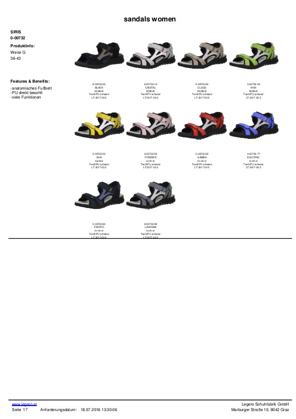 Legero лето 2017