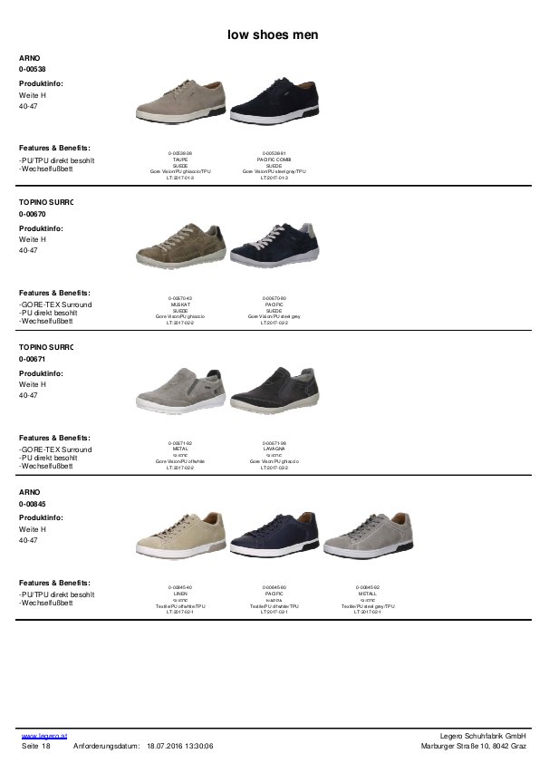 Legero лето 2017