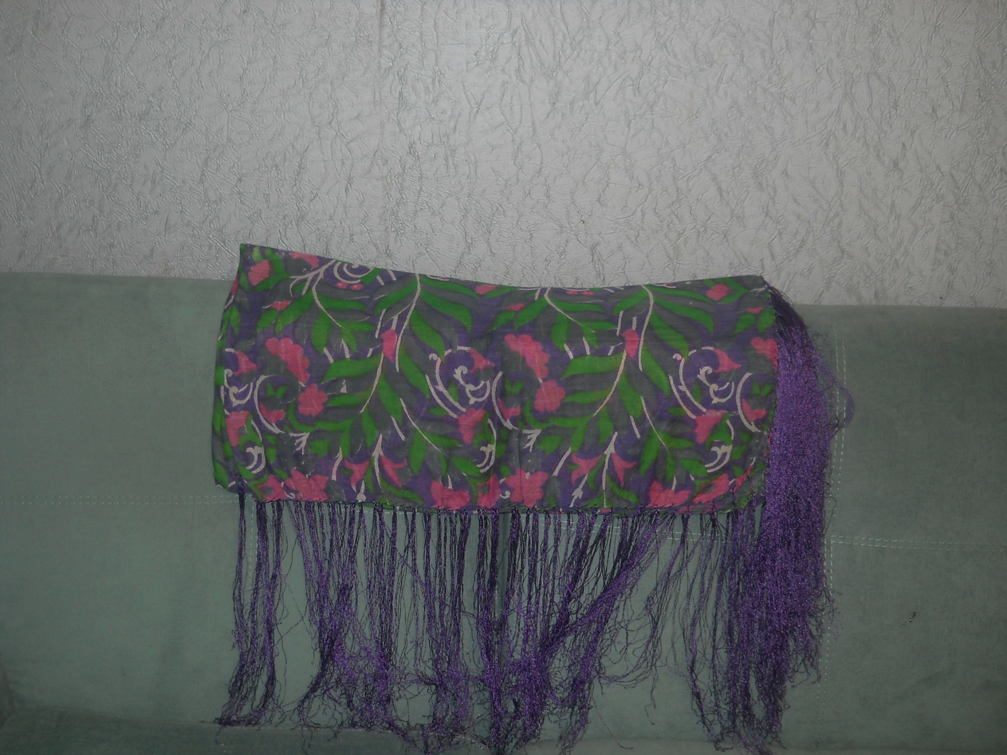 лиловый вечер. платки индия