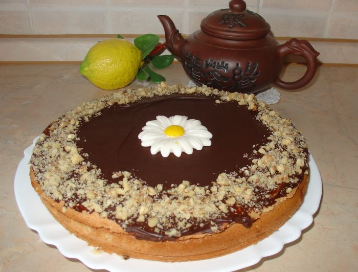 Бисквитный пирожок. Вкусно