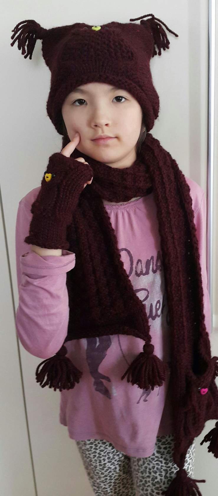 Детские шапочки, шарфики